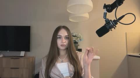 Snapshot of lucinabreske chatting on October 18, 2:51 pm Hello My name is May  im new model here and little but shy but curious. online show from October 18, 2:51 pm