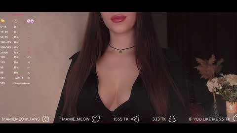 Snapshot of mamiemeow chatting on January 29, 12:56 pm Your Miss Alice online show from January 29, 12:56 pm