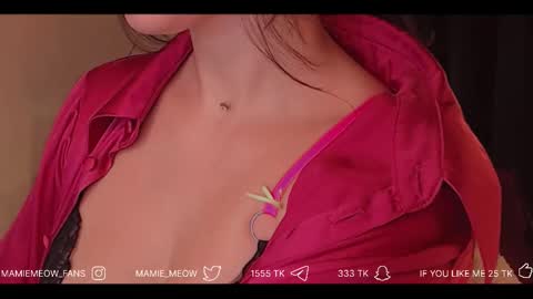 Snapshot of mamiemeow chatting on March 2, 5:08 am Your Miss Alice online show from March 2, 5:08 am