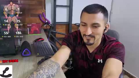 Snapshot of marckmuscle chatting on July 14, 11:43 pm Marck Independent model online show from July 14, 11:43 pm