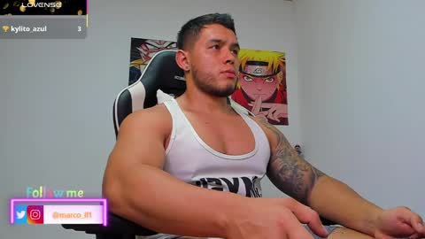 Snapshot of marco_diaz1 chatting on April 28, 2:27 am Marco Diaz online show from April 28, 2:27 am