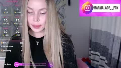 Snapshot of marmalade_fox chatting on July 31, 7:24 pm Marmalade Fox online show from July 31, 7:24 pm