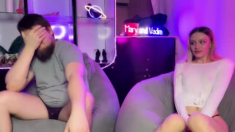 Snapshot of mary_and_vadim chatting on February 16, 2:31 am Maria and Vadim online show from February 16, 2:31 am