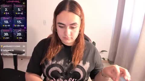 Snapshot of maryluna95 chatting on April 22, 3:24 pm Dulce Maria online show from April 22, 3:24 pm