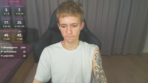 Max Gen with tats 24years  And Ethan without tats 20 years online show from February 8, 7:49 pm