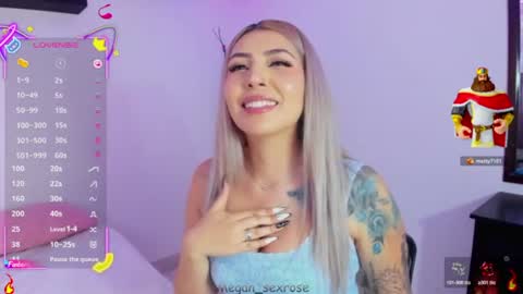 Snapshot of megan_sexrose chatting on July 16, 5:02 am Megan rose online show from July 16, 5:02 am