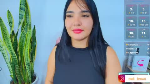 Snapshot of meli__brown chatting on April 27, 8:34 am Independent model online show from April 27, 8:34 am
