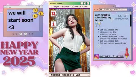    online show from January 2, 10:01 pm