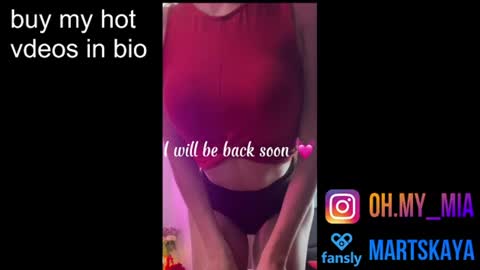 Snapshot of mia4sin chatting on June 28, 5:30 pm Mia Martskaya online show from June 28, 5:30 pm
