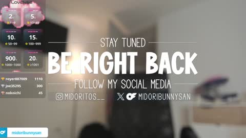 midori__san online show from January 11, 5:40 pm