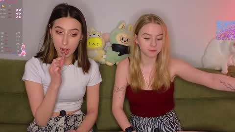 MilaBlack and  StacyBlonde Today unboxing Lovens OMG online show from April 28, 6:35 pm