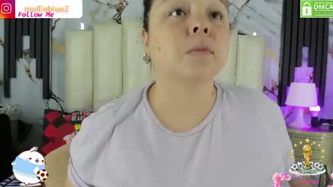 Snapshot of molliebue1 chatting on July 12, 12:40 pm Hey Guys Im Mollie online show from July 12, 12:40 pm
