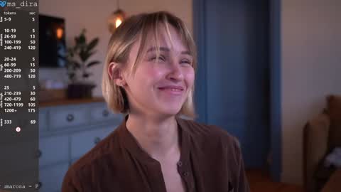 Snapshot of ms_dira chatting on February 17, 11:40 am dira and the riru tribe online show from February 17, 11:40 am