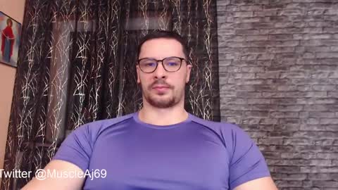 Snapshot of muscleaj69 chatting on February 1, 6:19 pm AJ online show from February 1, 6:19 pm