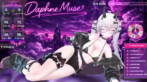 Snapshot of muse_daphne chatting on May 30, 4:37 pm Daphne Musa online show from May 30, 4:37 pm