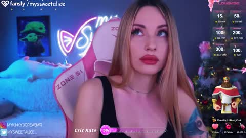 Snapshot of my__sweet__alice chatting on February 23, 4:26 pm mysweetalice online show from February 23, 4:26 pm