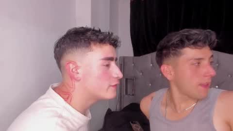 Snapshot of naughtysalomon chatting on February 21, 12:11 am Salomon and Andy online show from February 21, 12:11 am