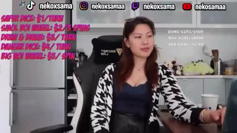 Snapshot of nekoxwaifu chatting on April 26, 2:37 pm nekoxwaifu online show from April 26, 2:37 pm