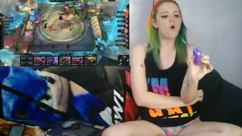 Snapshot of nerdgibbler chatting on February 24, 7:30 pm NerdGibbler online show from February 24, 7:30 pm