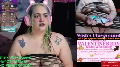 Wishs Playground online show from February 12, 4:57 pm