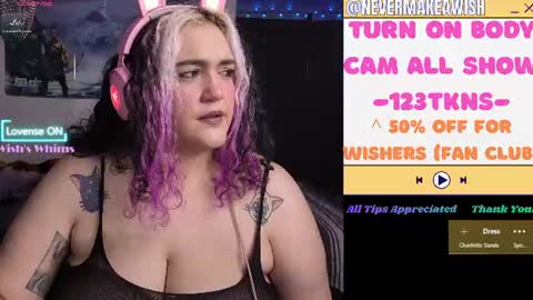 Wishs Playground online show from July 17, 9:38 am