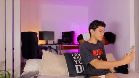 Snapshot of nicoymark1 chatting on July 28, 5:14 am Nico y Mark online show from July 28, 5:14 am