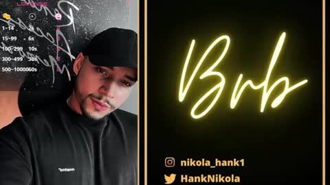 Snapshot of nikolahank1 chatting on February 19, 6:55 am Nikola Hank online show from February 19, 6:55 am