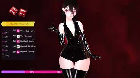 Snapshot of paigecontrolsyou chatting on October 24, 2:35 pm Paige Controls You online show from October 24, 2:35 pm