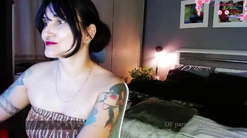 My alter ego Betinna Flowers - a tattooed Miss  -   Are you missing me come in here  -  online show from April 23, 9:50 pm