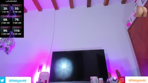 Snapshot of patty_jen44 chatting on July 9, 10:25 pm Hi Pvt open Moans from lovense tell me Fav 113366 Especial leve33 online show from July 9, 10:25 pm