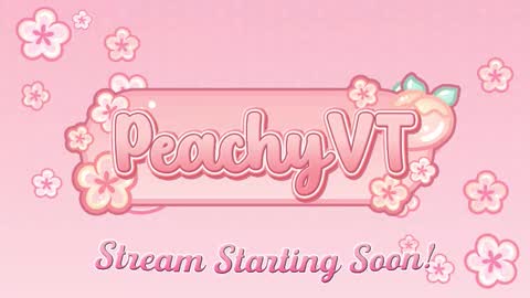Snapshot of peachyvt chatting on February 22, 7:51 am Peachy aka Emmi or Mimi online show from February 22, 7:51 am