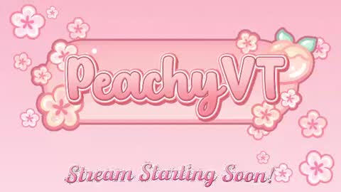 Snapshot of peachyvt chatting on July 5, 4:52 am Peachy aka Emmi or Mimi online show from July 5, 4:52 am