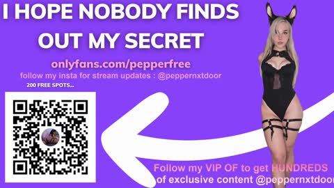 Snapshot of pepperxminthe chatting on January 15, 7:05 am pepperxminthe online show from January 15, 7:05 am