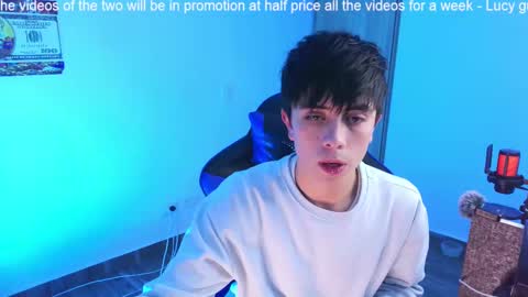 Snapshot of perceo09 chatting on March 6, 12:32 am first anal video in bio we are lucy and perceo follow us online show from March 6, 12:32 am