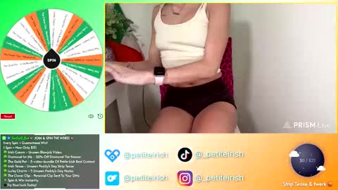 Petite Irish online show from March 14, 2:44 pm