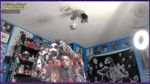 Snapshot of playgh0ul chatting on March 1, 11:17 am playgh0ul Ghoulie online show from March 1, 11:17 am