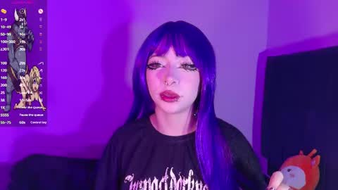 Snapshot of purplelilith3 chatting on June 23, 2:31 am Purple Lilith online show from June 23, 2:31 am