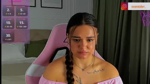 Snapshot of raidereva_ chatting on June 30, 5:30 am Eva online show from June 30, 5:30 am