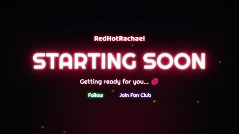 Red Hot Rachael online show from June 10, 3:00 pm