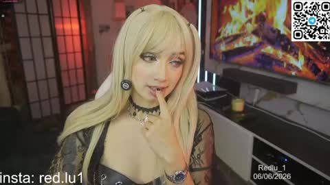 Snapshot of redlu_1 chatting on June 7, 12:48 am Lu Independiet model online show from June 7, 12:48 am