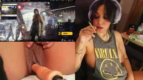 Snapshot of roknblaze chatting on February 23, 2:53 am Rok-N-Blaze online show from February 23, 2:53 am