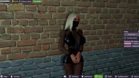 Snapshot of rosse_mistress chatting on October 31, 7:26 pm Roxana online show from October 31, 7:26 pm