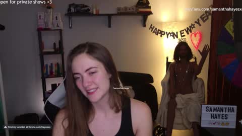 Snapshot of samanthahayesxoxo chatting on January 13, 12:51 am The Real Samantha Hayes haha online show from January 13, 12:51 am