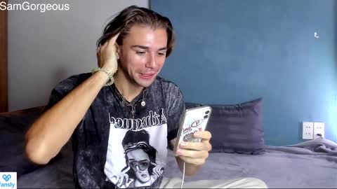 Snapshot of samgorgeous chatting on December 16, 4:38 pm Fansly - Top4fans online show from December 16, 4:38 pm