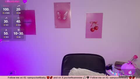 Snapshot of sampuckettbaby chatting on May 2, 5:07 pm sampuckettbaby online show from May 2, 5:07 pm