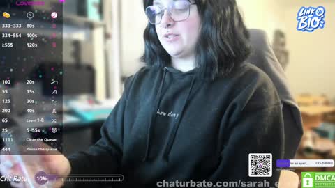 Sarah online show from December 10, 1:11 am