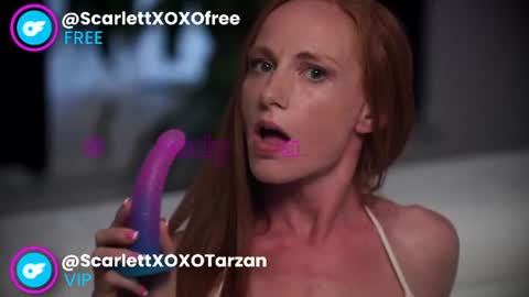 Snapshot of scarlettxoxotarzan chatting on June 21, 3:47 pm Scarlett and Tarzan online show from June 21, 3:47 pm
