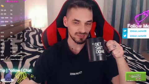 Dean Carter online show from February 9, 11:53 pm