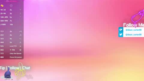 Snapshot of secret_sir chatting on June 2, 11:51 pm Dean Carter online show from June 2, 11:51 pm