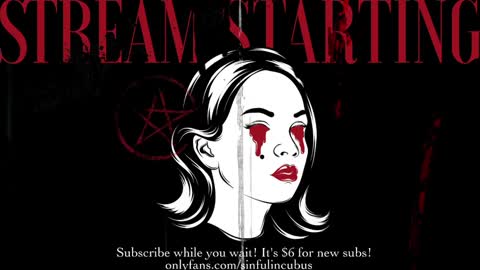 Snapshot of sinfulincubus chatting on January 27, 3:04 am Mistrx Sin online show from January 27, 3:04 am